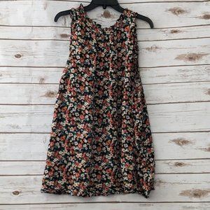 GUC - Torrid Floral Print Ruffle Collar Tank - Size 30
